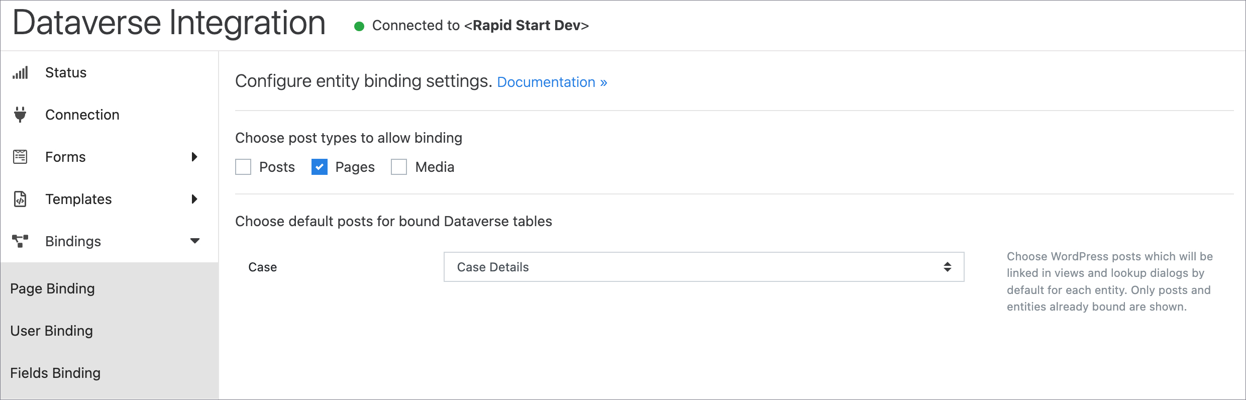 DataPress Page Binding